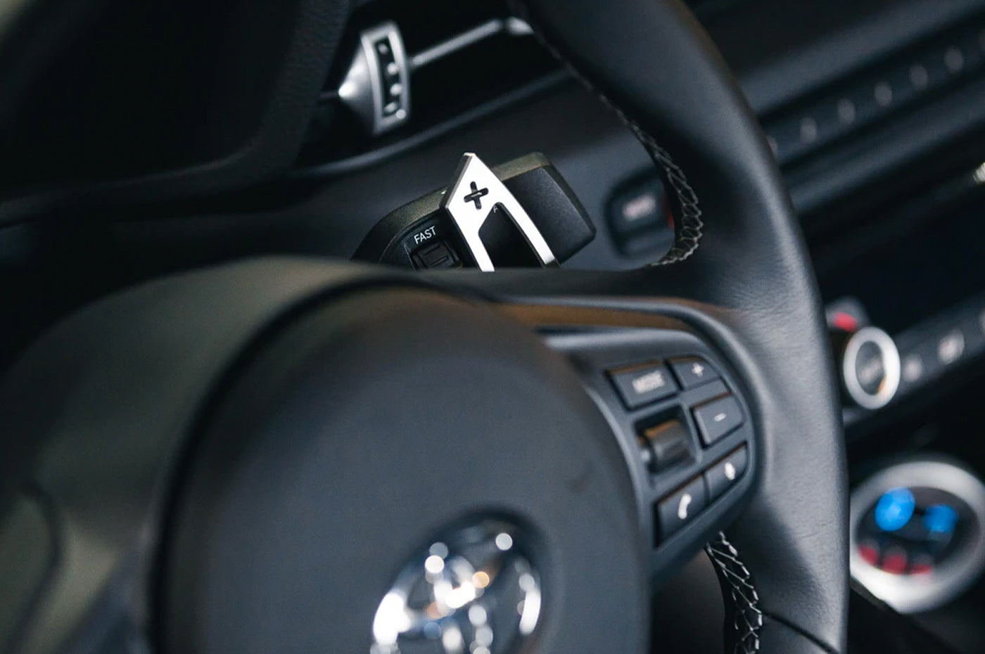 Titan Supra Billet Shifter Paddles Installed