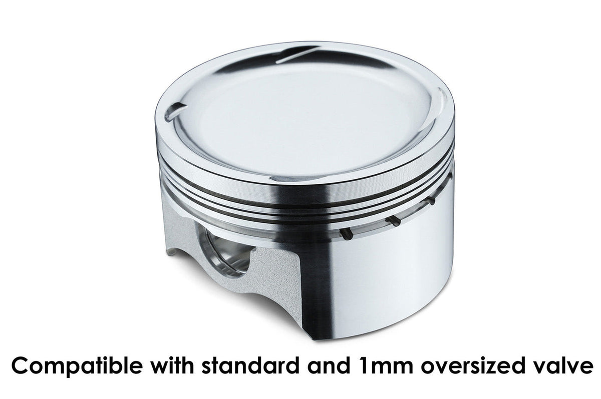 Tomei 2.2L/2.3L Forged Pistons for 4G63 Mitsubishi Evo 1-9 compatible with 1mm oversized valves