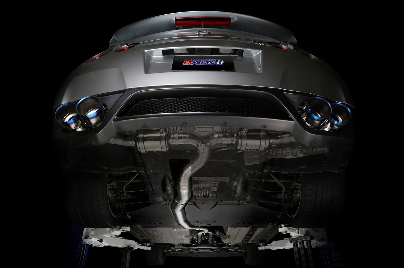 Tomei Expreme Titanium Full Exhaust for R35 GT-R (TB6070-NS01A) installed