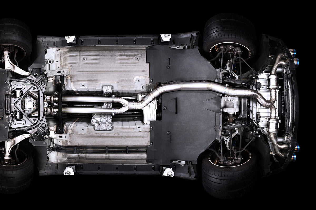 Tomei Expreme Titanium Full Exhaust for R35 GT-R (TB6070-NS01A) installed