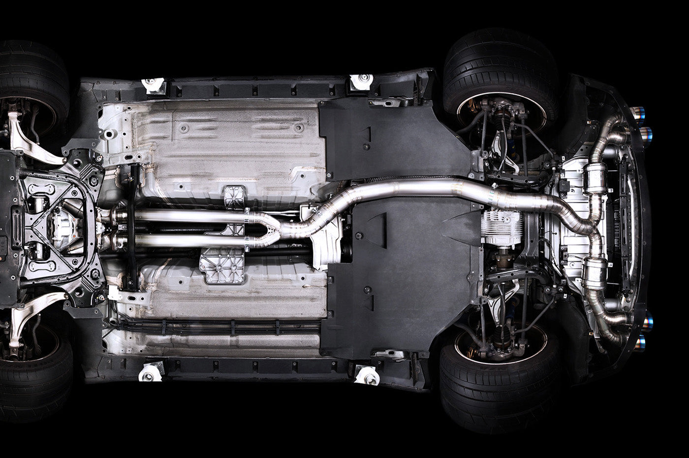 Tomei Expreme Titanium Full Exhaust for R35 GT-R (TB6070-NS01A) installed