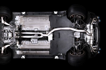 Tomei Expreme Titanium Full Exhaust for R35 GT-R (TB6070-NS01A) installed