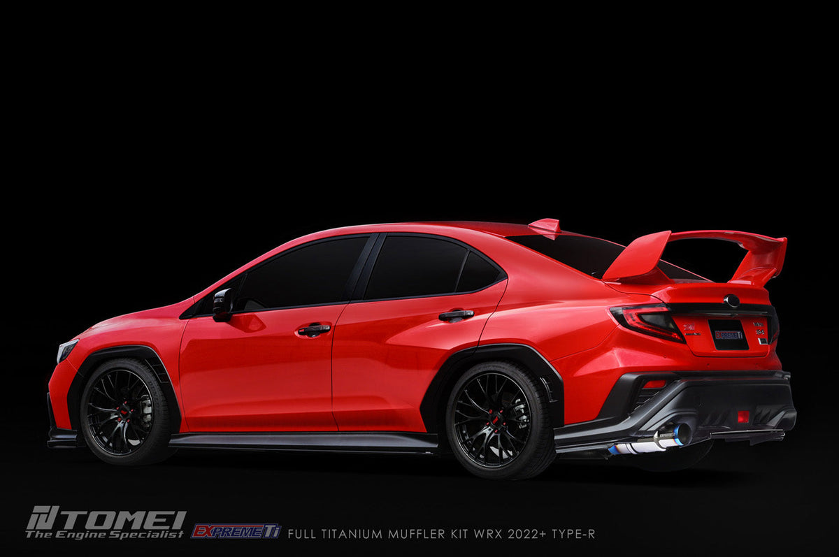 Tomei Expreme Titanium Type-R Full Exhaust for 2022+ WRX VB (TB6090-SB06A) Installed