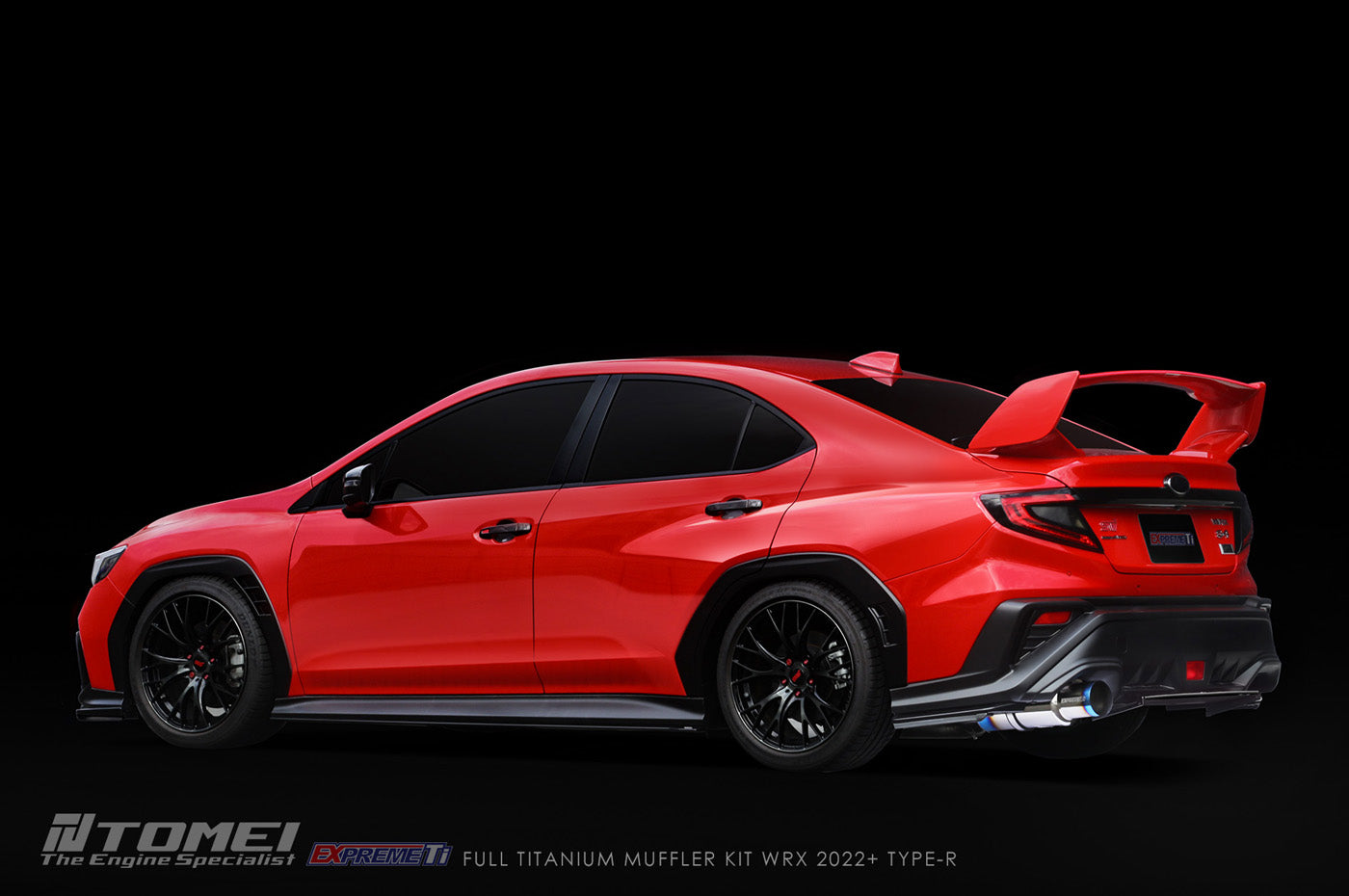 Tomei Expreme Titanium Type-R Full Exhaust for 2022+ WRX VB (TB6090-SB06A) Installed