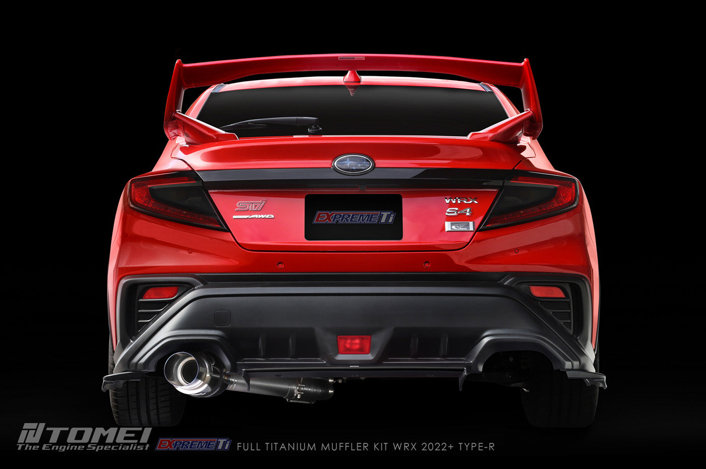 Tomei Expreme Titanium Type-R Full Exhaust for 2022+ WRX VB (TB6090-SB06A) Installed
