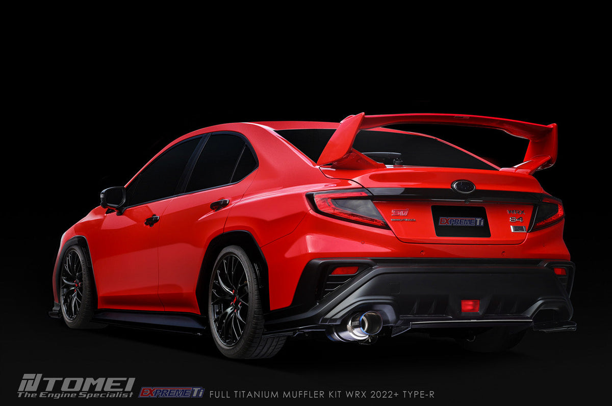 Tomei Expreme Titanium Type-R Full Exhaust for 2022+ WRX VB (TB6090-SB06A) Installed