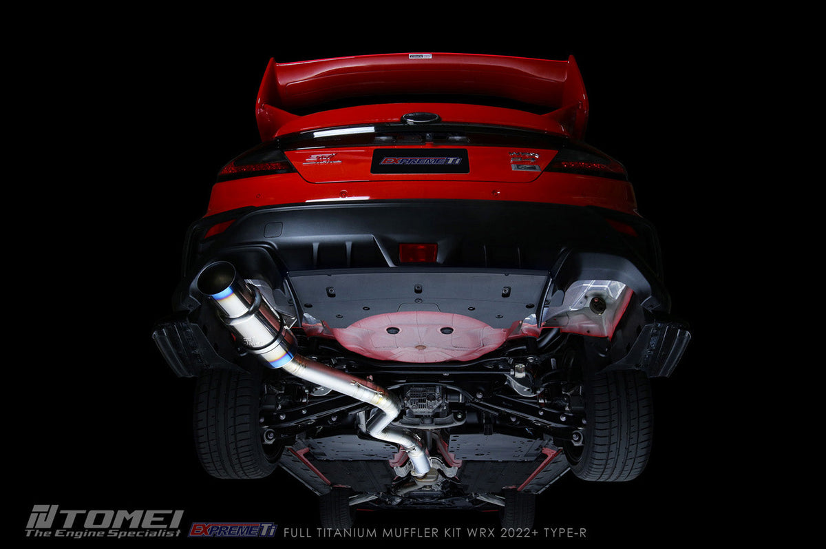 Tomei Expreme Titanium Type-R Full Exhaust for 2022+ WRX VB (TB6090-SB06A) Installed
