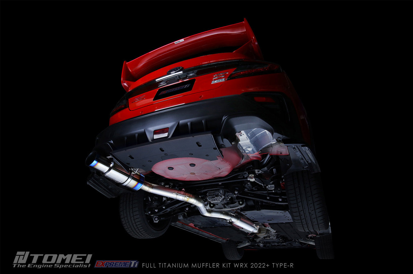Tomei Expreme Titanium Type-R Full Exhaust for 2022+ WRX VB (TB6090-SB06A) Installed