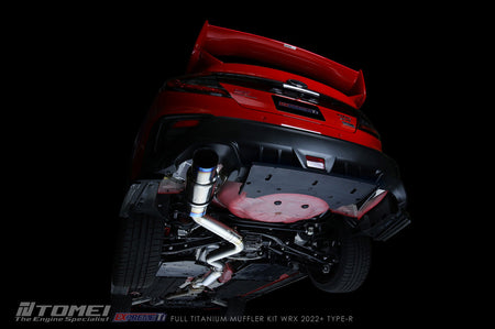 Tomei Expreme Titanium Type-R Full Exhaust for 2022+ WRX VB (TB6090-SB06A) Installed