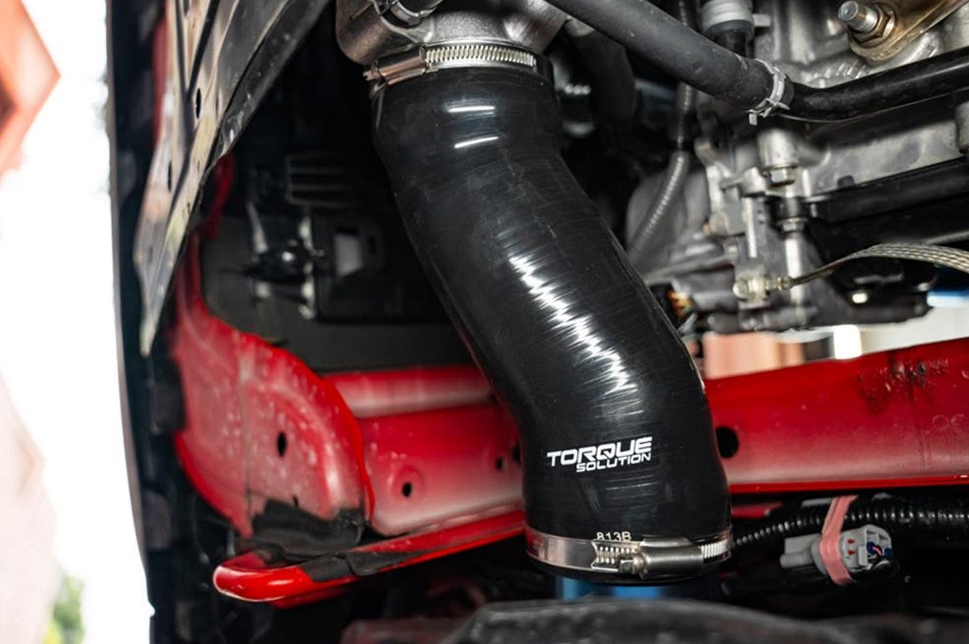 Torque Solution Titanium Intake Pipe Kit for 2022+ VB Subaru WRX (TS-SU-813) installed