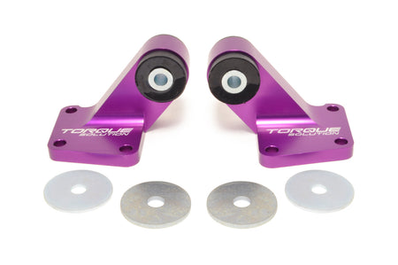 Torque Solution Billet Rear Diff Mounts for Evo 8/9 Purple (TS-EV-196PR)