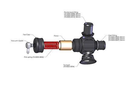 Turbosmart BOV Kompact 34mm for Evo/3000GT (TS-0203-1023)