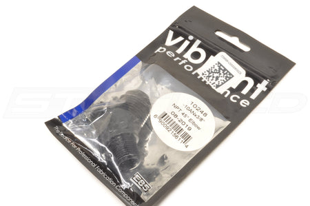 Vibrant Male AN to Male NPT 45° Adapter Fitting (10248 10AN to 3/8" NPT Pictured)