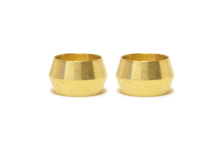 Vibrant Brass Olive Inserts (Pack of 2)