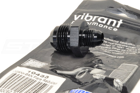 Vibrant Male AN to Male AN Adapter Fitting (10433 -6AN to -10AN is Pictured)