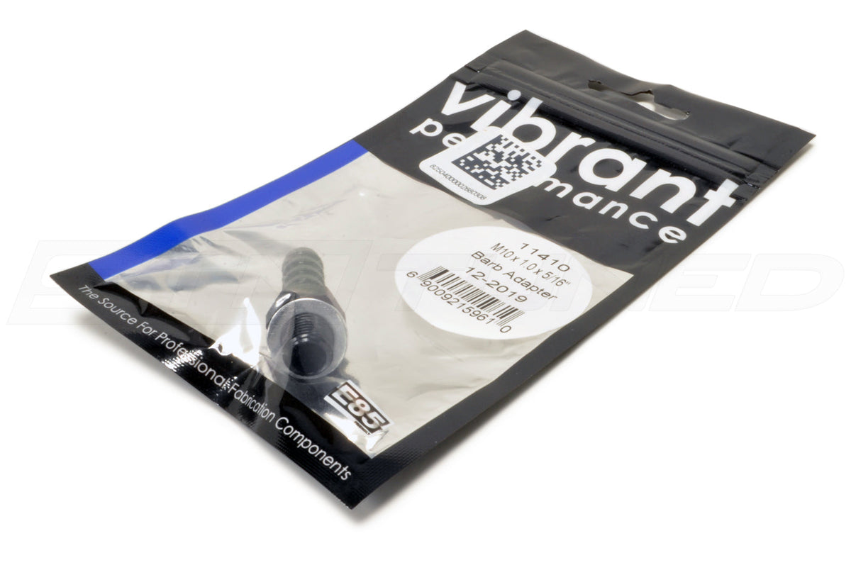 Vibrant Male Metric to Barb Straight Adapter (11410 is Pictured)