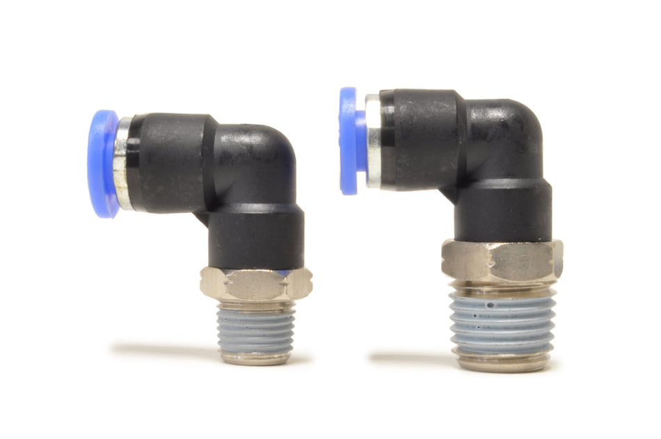 Vibrant One-Touch NPT 90° Elbow Fittings