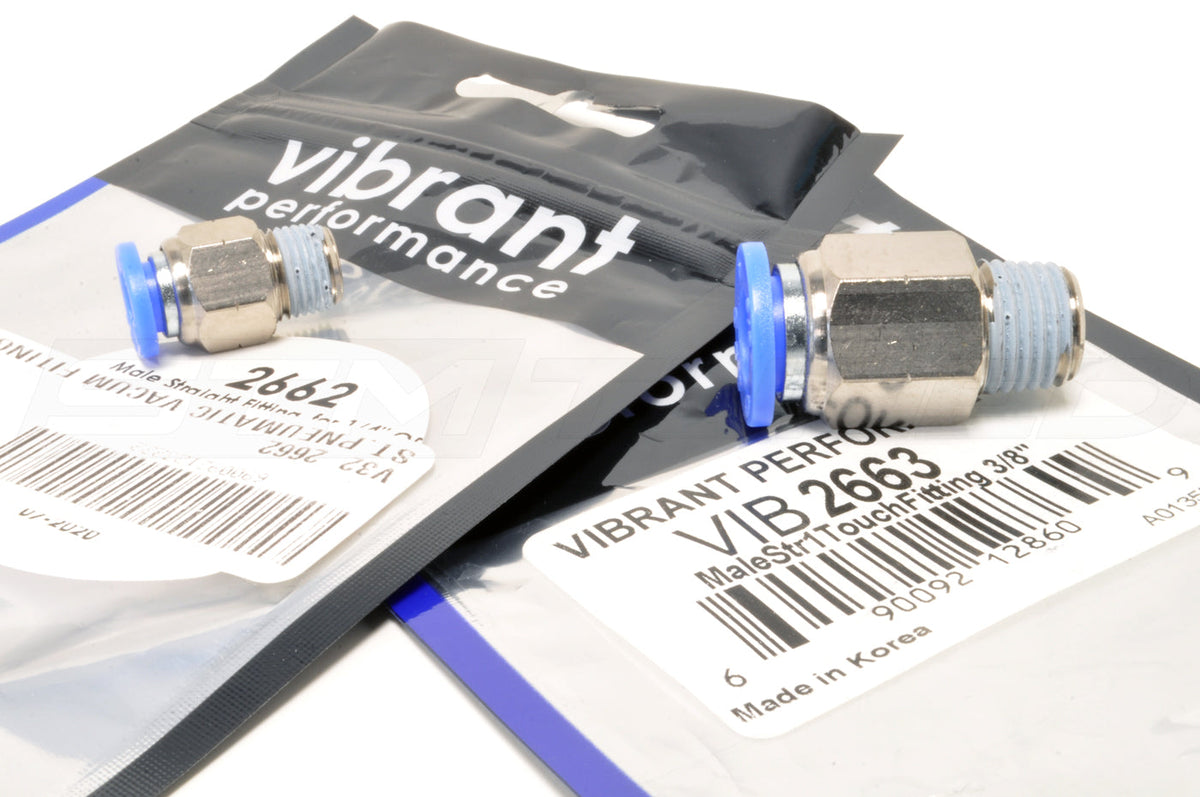 Vibrant One-Touch NPT Straight Fittings