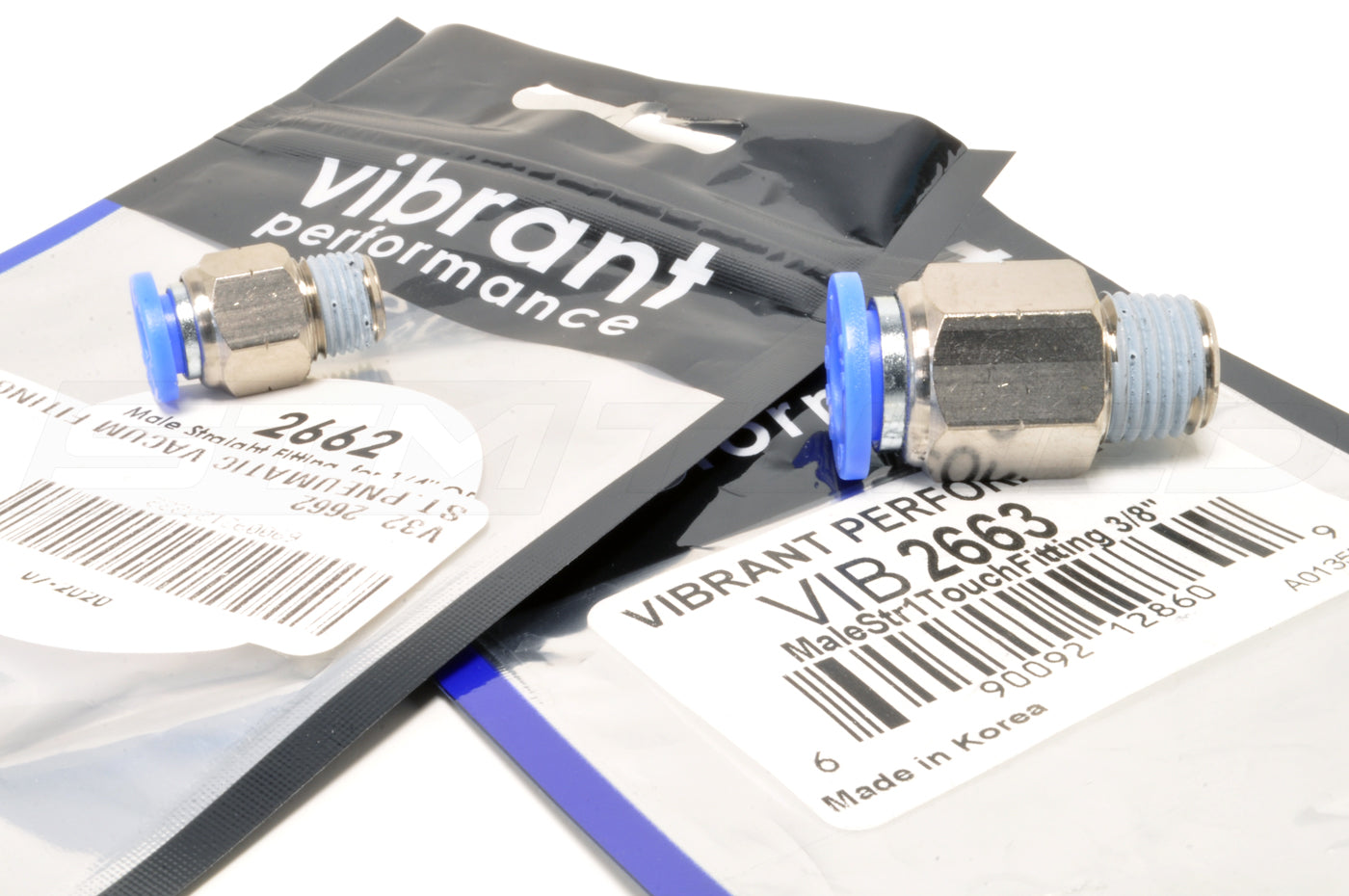 Vibrant One-Touch NPT Straight Fittings