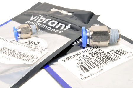 Vibrant One-Touch NPT Straight Fittings