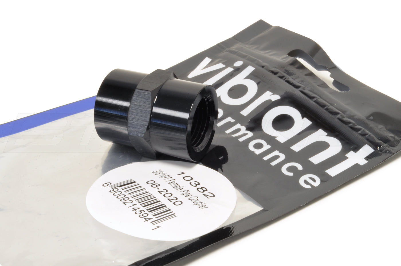 Vibrant Pipe Adapter Fitting Female NPT to Female NPT (10382 3/8" NPT is Pictured)
