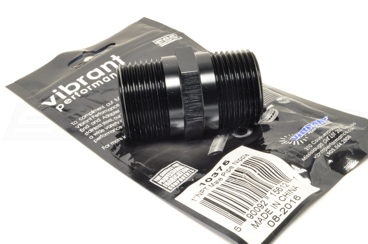 Vibrant Pipe Adapter Fittings Male NPT to Male NPT (10375 1" is Pictured)