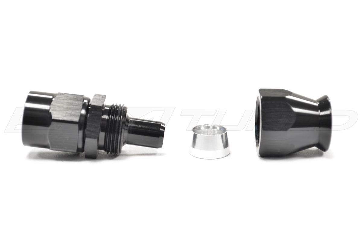 Vibrant Swivel Hose End Fitting -AN Straight for PTFE Hose