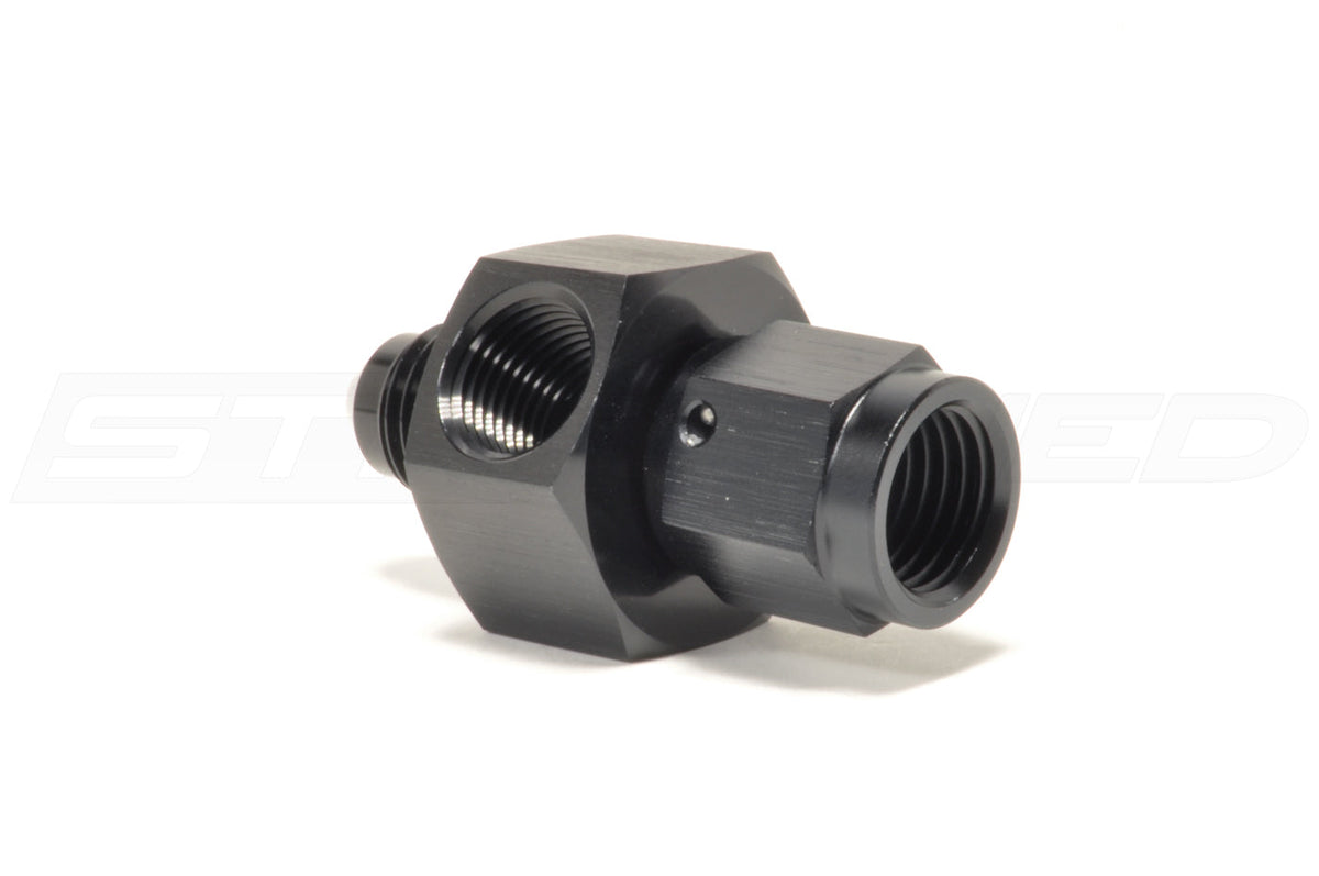 Vibrant Union Adapters with 1/8" NPT Port (16484 Female -4AN to Male is Pictured)