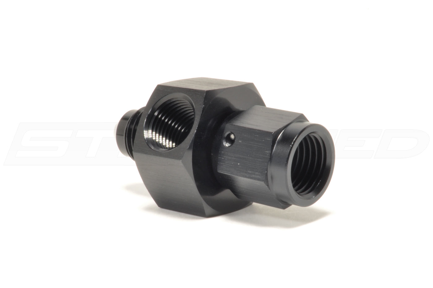 Vibrant Union Adapters with 1/8" NPT Port (16484 Female -4AN to Male is Pictured)