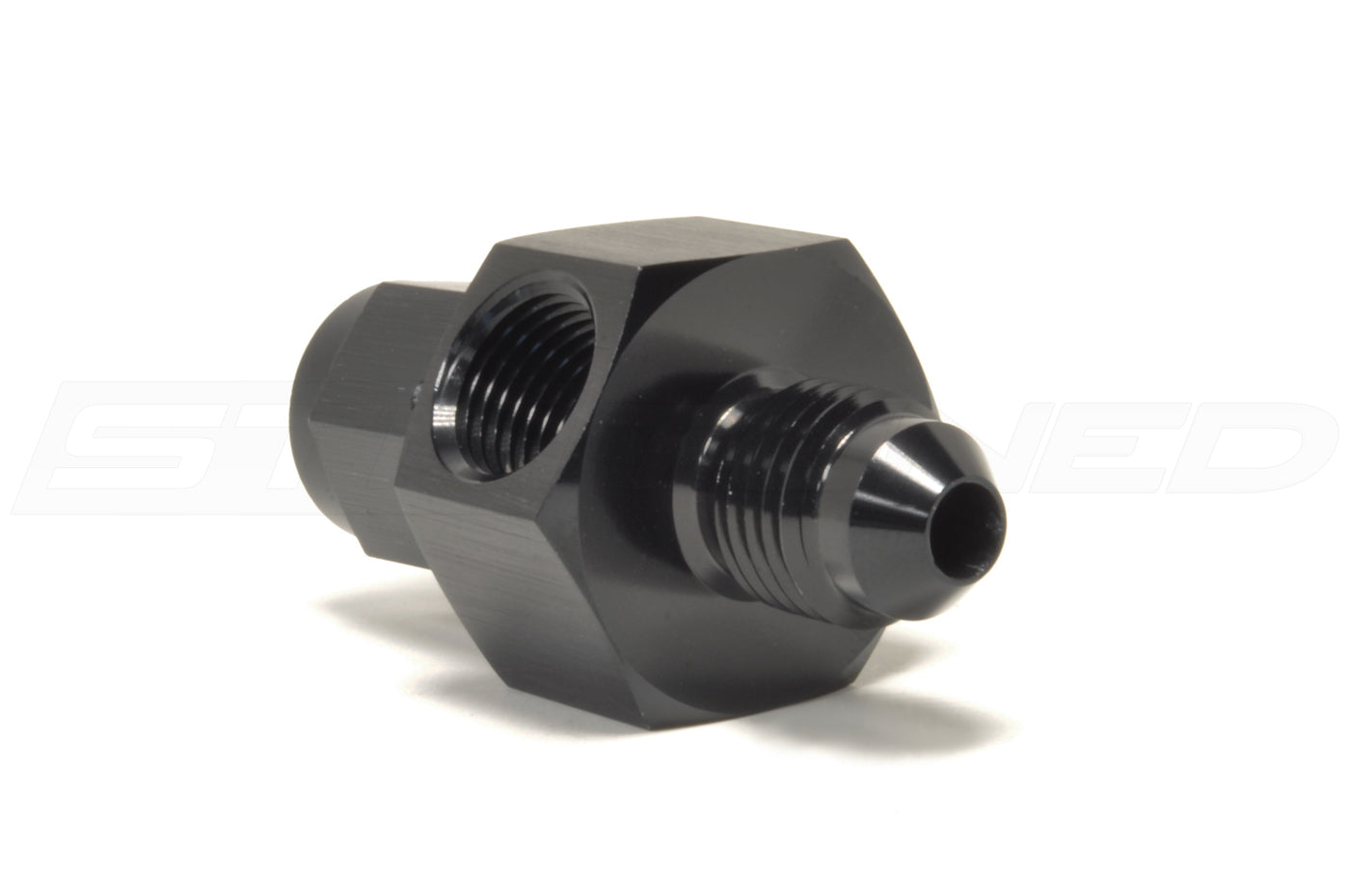 Vibrant Union Adapters with 1/8" NPT Port (16484 Female -4AN to Male is Pictured)