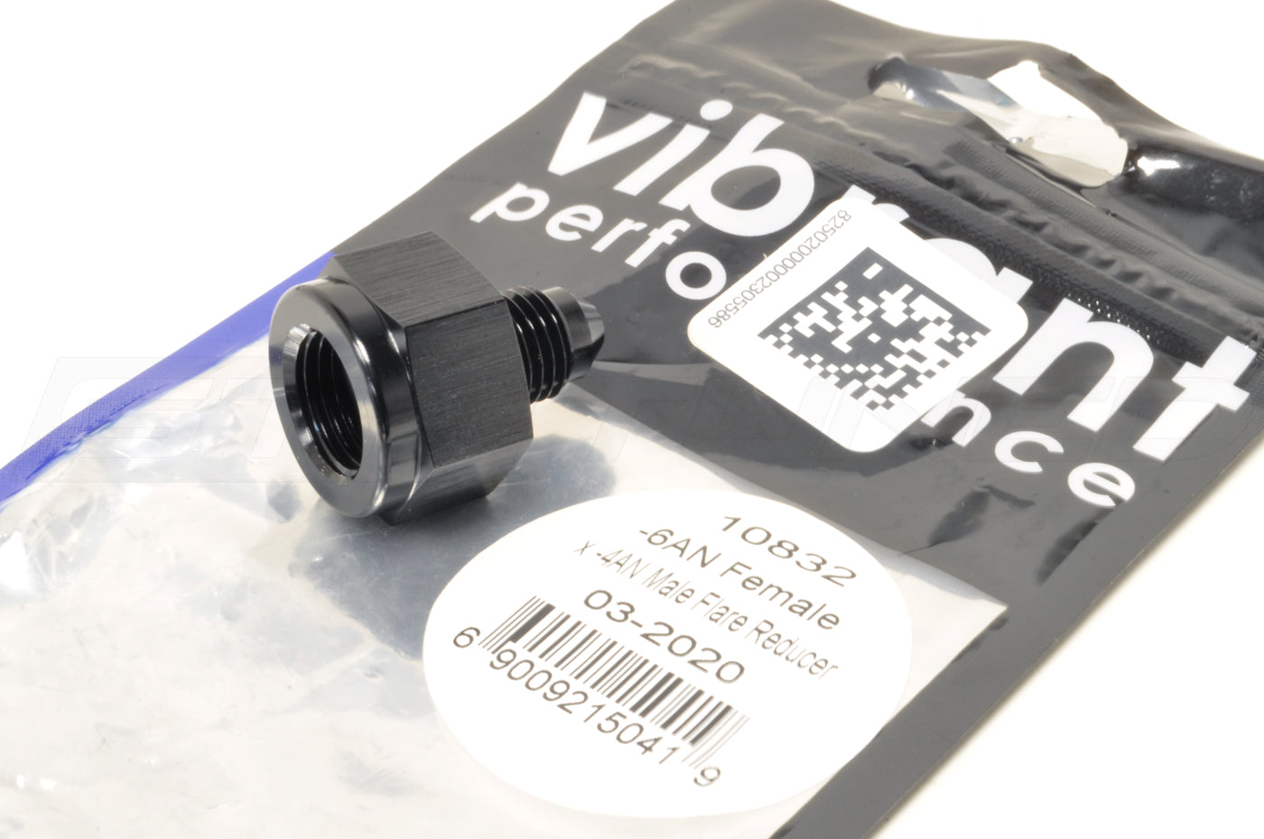 Vibrant Union Reducer Adapters (10832 Female -6AN to Male -4AN is Pictured)