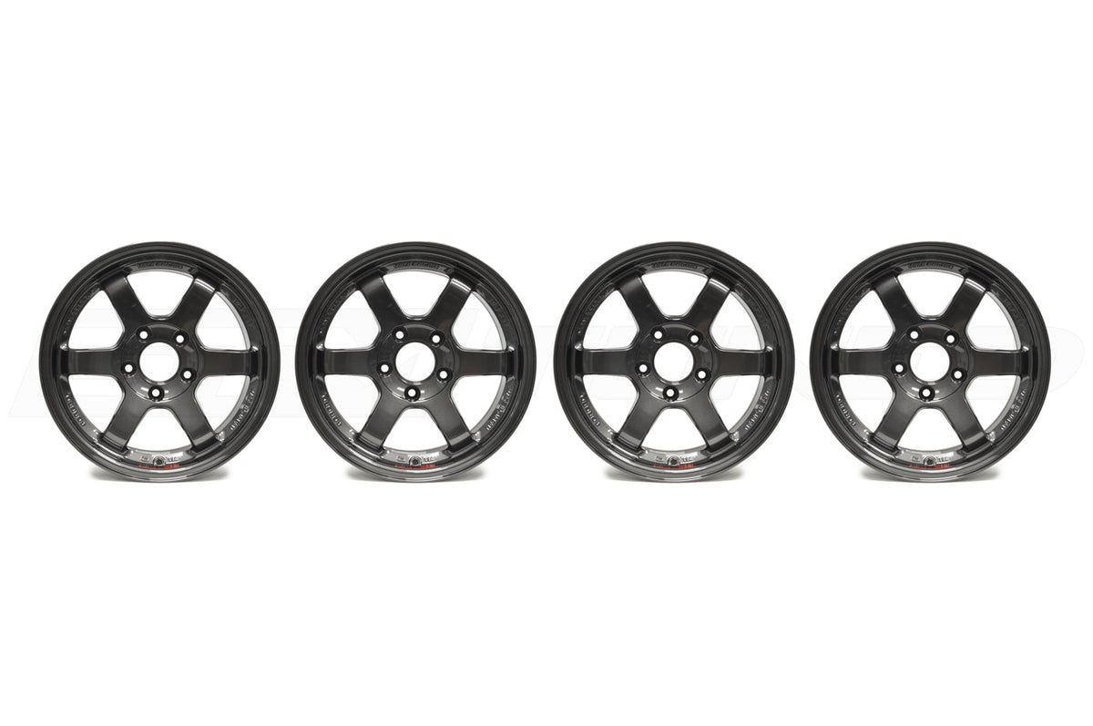 Volk TE37 SL Diamond Black Set of 4 Wheels (15x8+32 5x114.3)