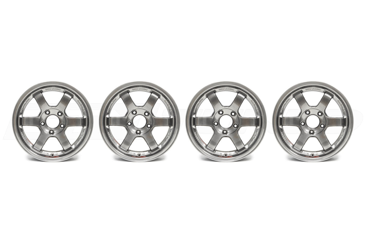 Volk TE37 SL Formula Silver Set of 4 Wheels (15x8+32 5x114.3)