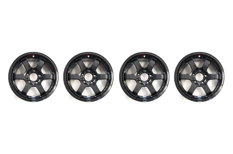 Volk TE37 SL Gloss Black Set of 4 Wheels