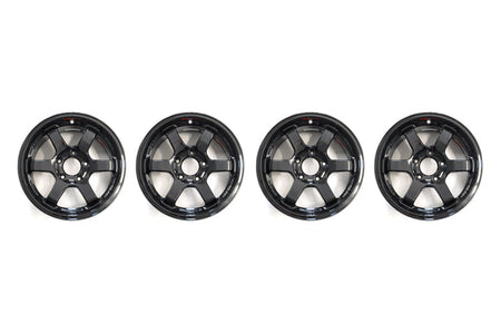 Volk TE37 SL Gloss Black Set of 4 Wheels