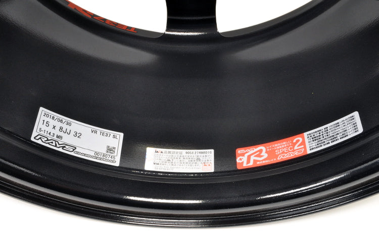 Volk TE37 SL Satin Black Set of 4 Wheels (15x8+32 5x114.3)