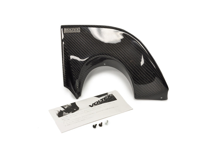 VL-ER-2 Voltex Carbon Fiber Exhaust Shield for JDM Evolution IX Rear Bumper