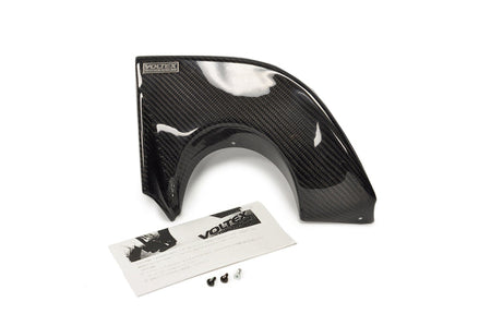 VL-ER-2 Voltex Carbon Fiber Exhaust Shield for JDM Evolution IX Rear Bumper