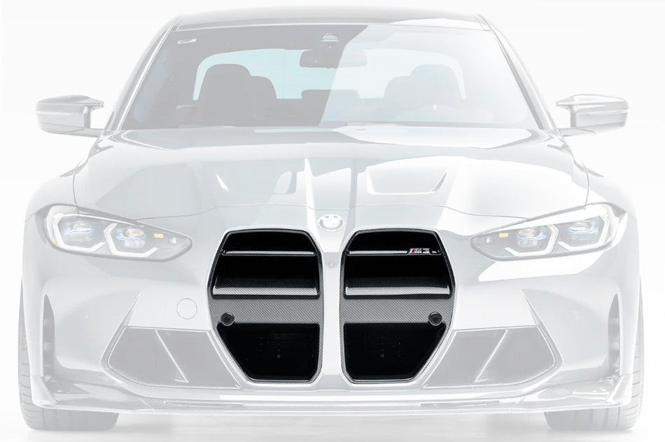 Vorsteiner BMW G8X M3/M4 Carbon Fiber VRS Front Motorsport Grille (BMV3005) installed on G80 M3