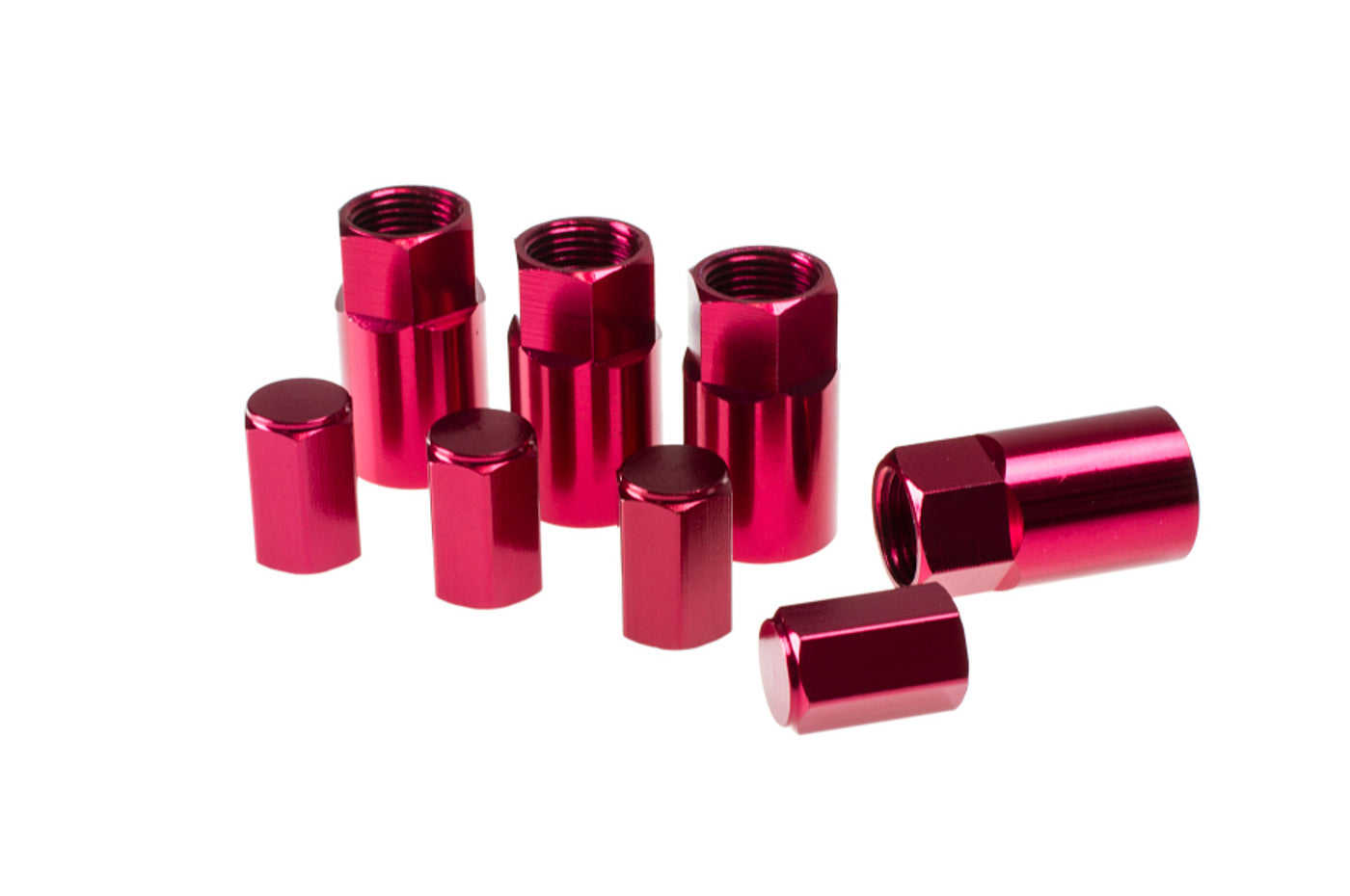 Wheel Mate TPMS Valve Stem Sleeve and Cap Kit (Red 45930R)