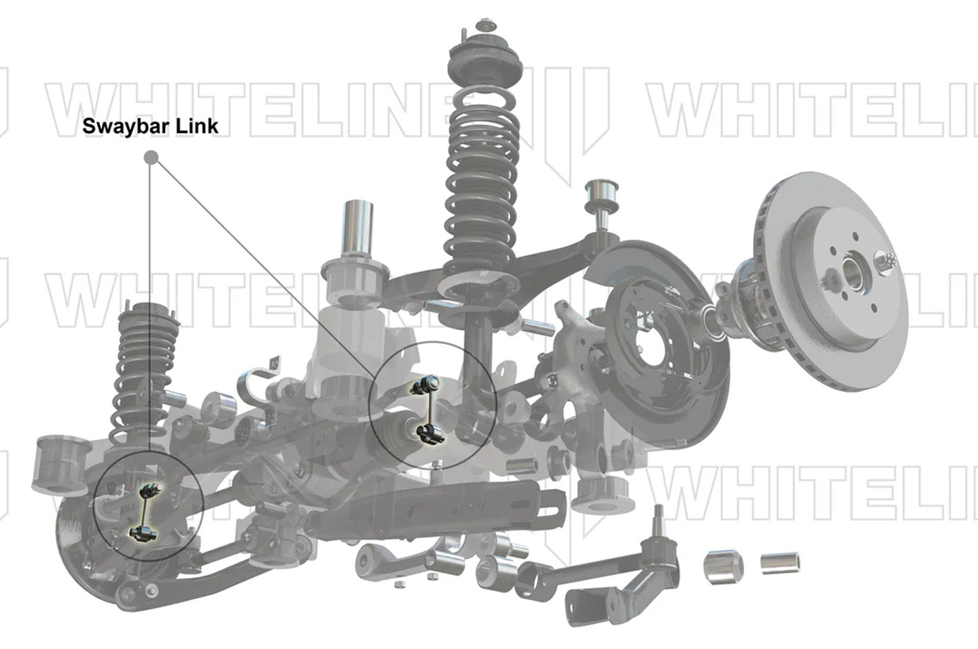 Whiteline Adjustable Rear Sway Bar Links for 2022+ VB Subaru WRX (KLC182)