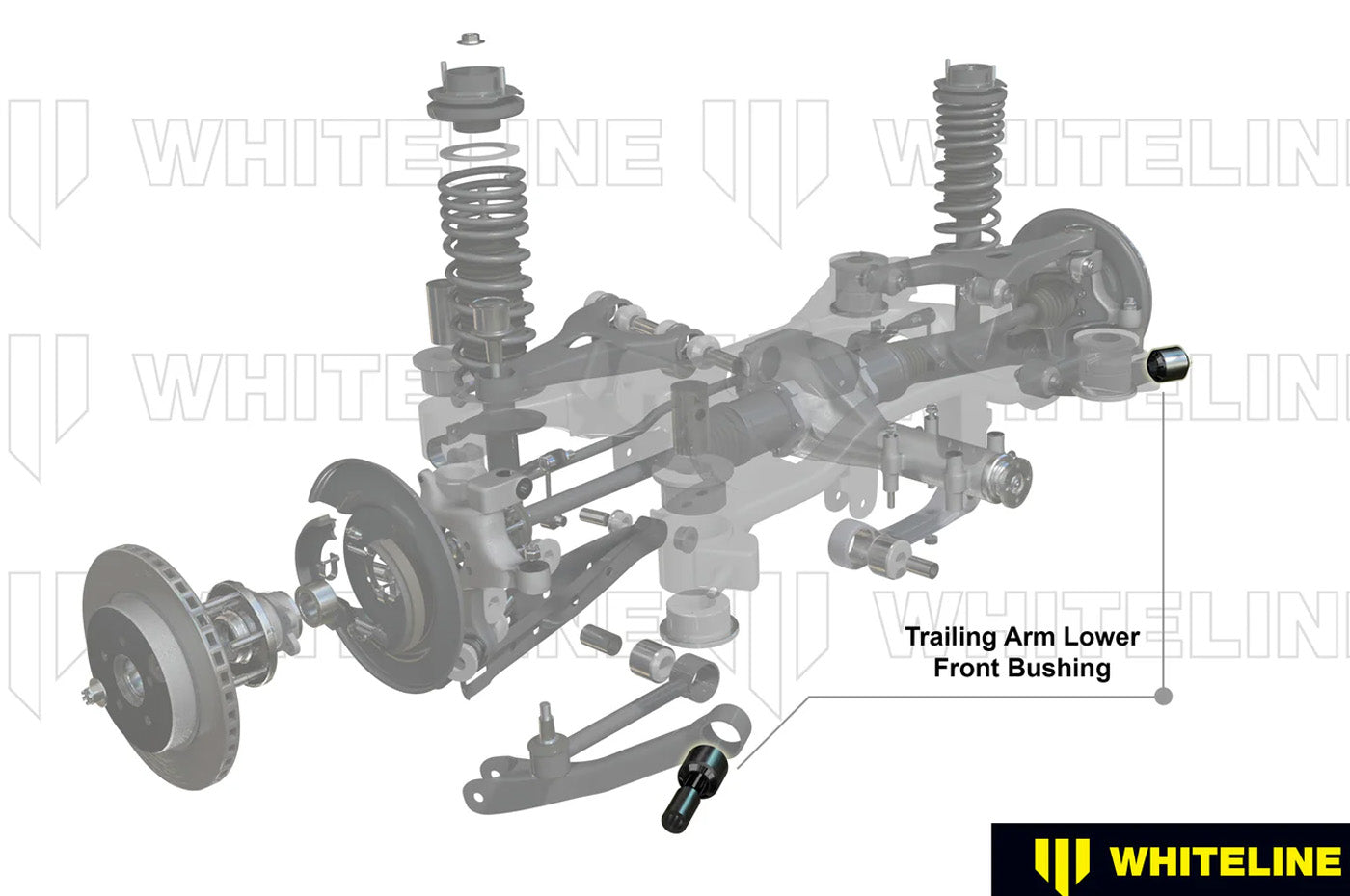 Whiteline Rear Trailing Arm Bushing Kit for 2022+ VB Subaru WRX (W63414)